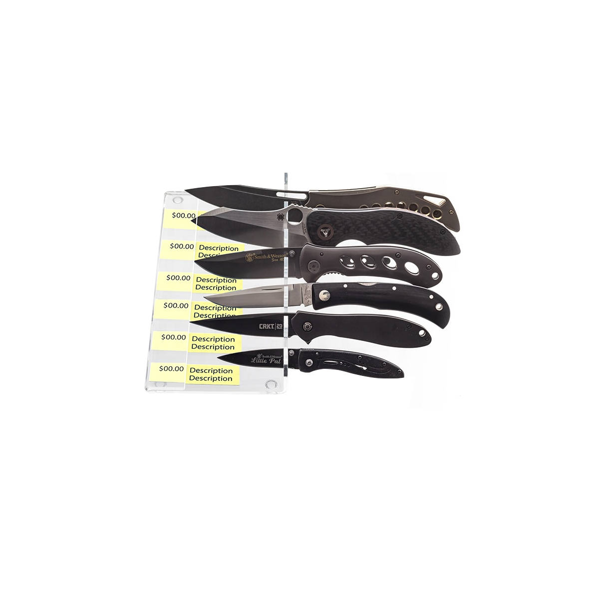 Универсальная браш-подставка для ножей до 220мм от Samura | Артикул KBH-101BB/K